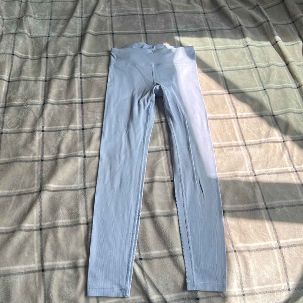 Athleta leggins, ribbed fabric, no holes stains or pilling